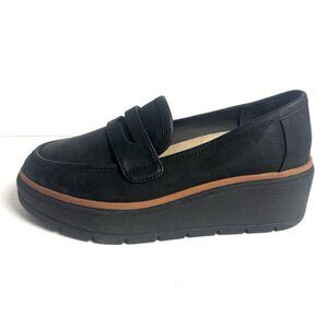 Dr. Scholl's Black Platform Loafers